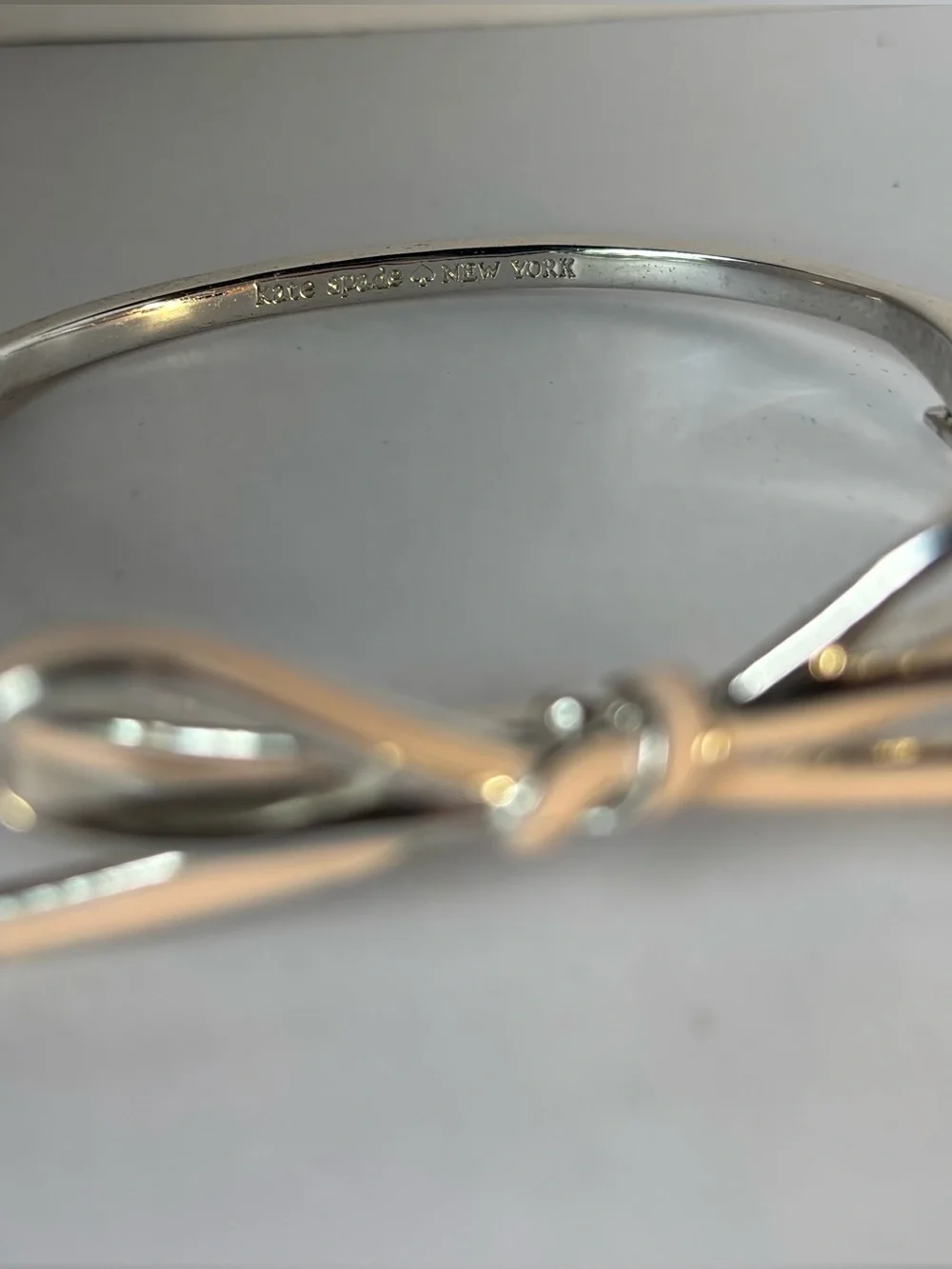 Kate Spade Skinny Mini Bow Bangle - Picture 7 of 7